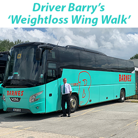 Driver Barry's Weightloss Wing Walk 