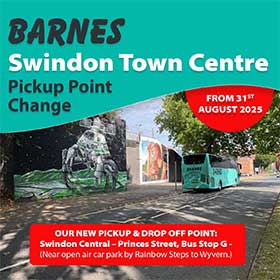 PICKUP POINT UPDATE – Swindon Town Centre