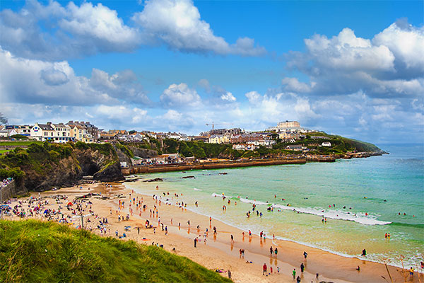 Autumn on the North Coast of Cornwall, Newquay 
