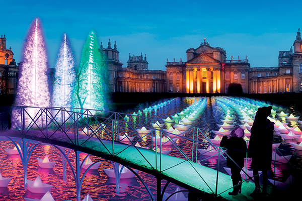 Blenheim - Illuminated Light Trail & Sleeping Beauty in the Palace